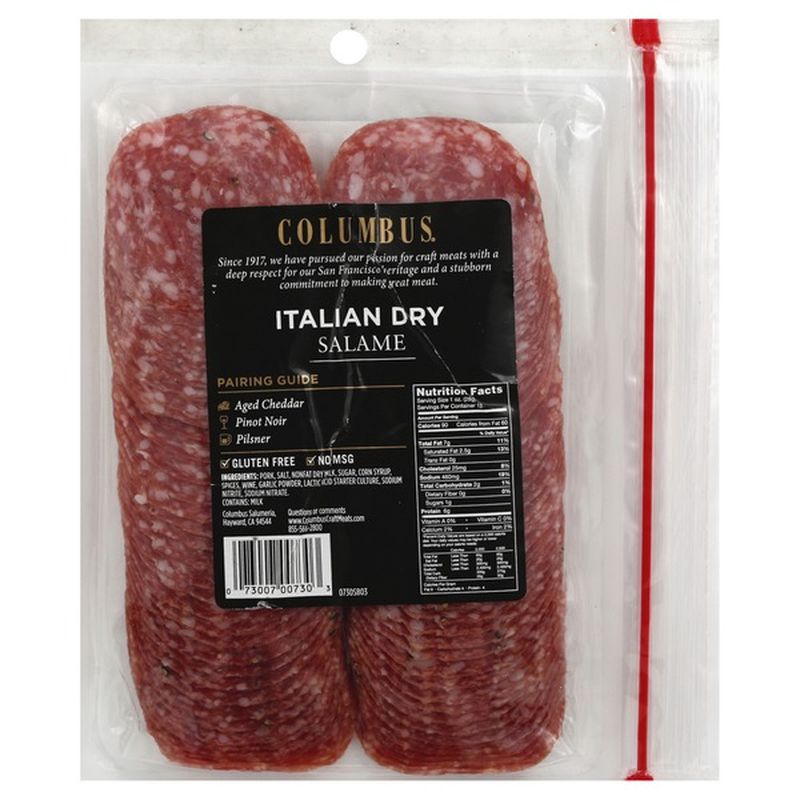 Columbus Italian Dry Salami (12 oz) from AJ's Fine Foods Instacart