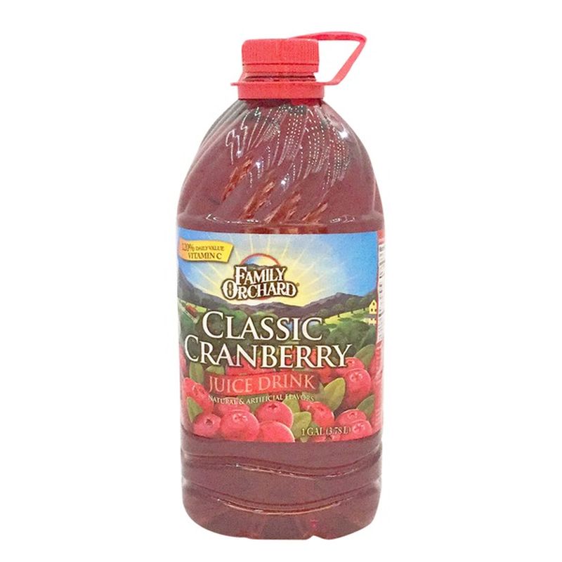 Family Orchard Juice Drink, Classic Cranberry (1 gal) from Super King ...