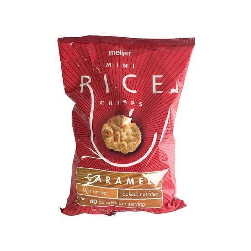 Meijer Caramel Mini Rice Crisps (7.04 oz) - Instacart