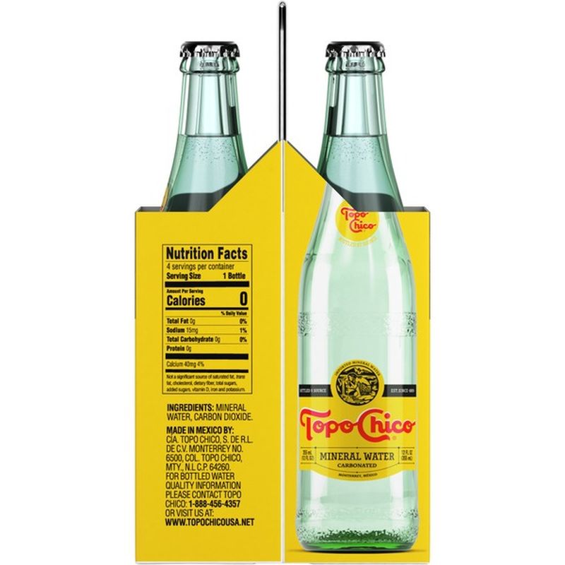 Topo Chico Mineral Water Glass Bottles (12 oz) from Super 1 Foods