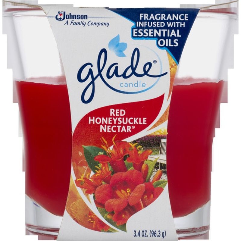 Glade Candle Red Honeysuckle Nectar (3.4 oz) from Publix Instacart