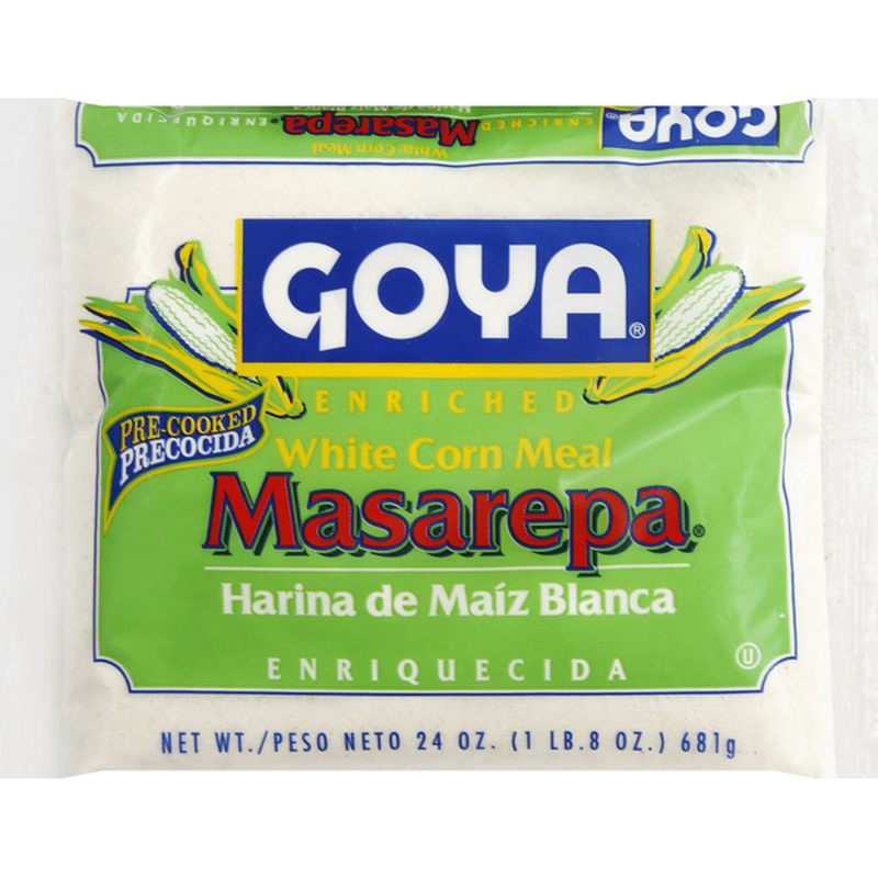 Goya Masarepa PreCooked White Corn Meal (24 oz) Instacart