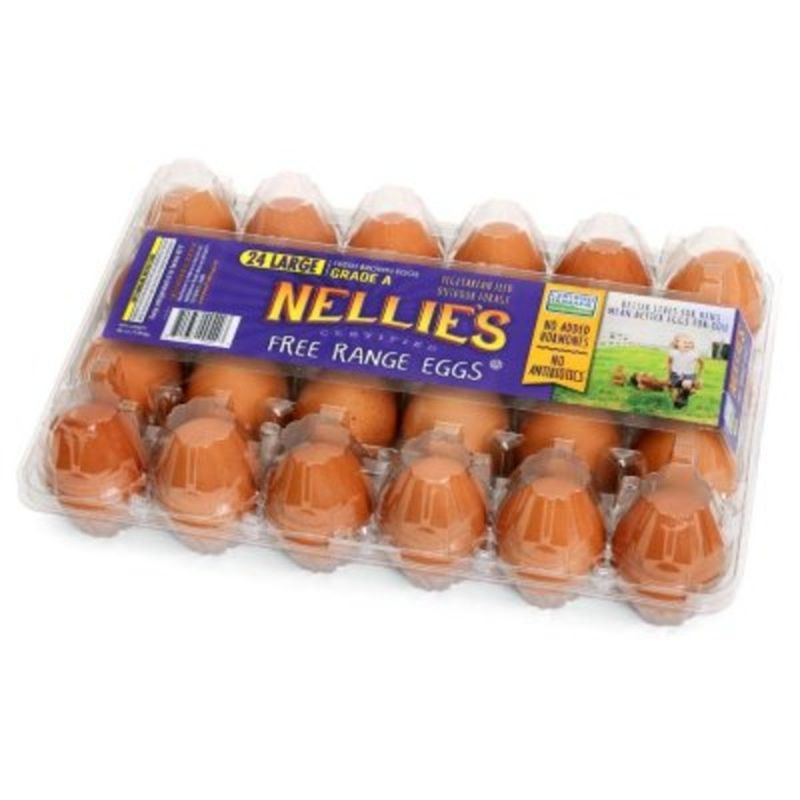 Nellie's Free Range Eggs Large Grade A Fresh Brown (24 ct) from Sam's