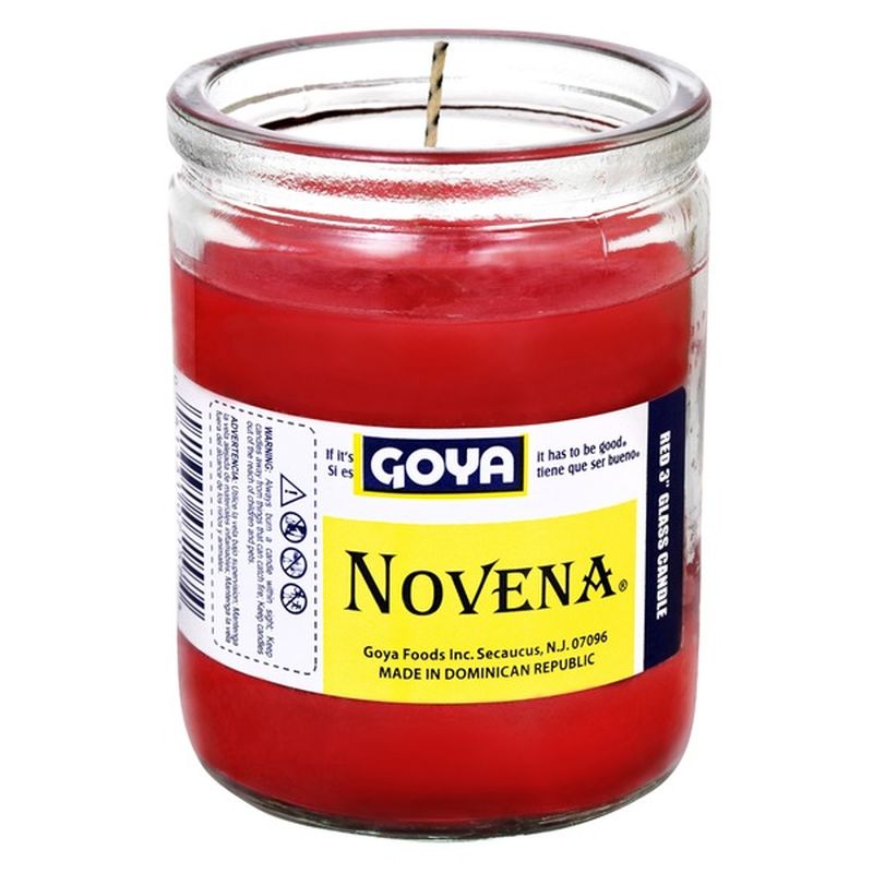 Goya Novena Red Prayer Candle (3 in) Instacart