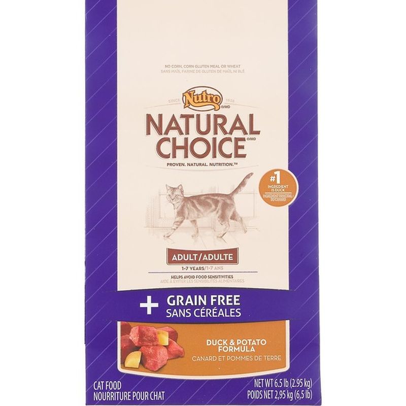 Nutro Natural Choice Grain Free Duck & Potato Formula Cat Food (6.5 lb