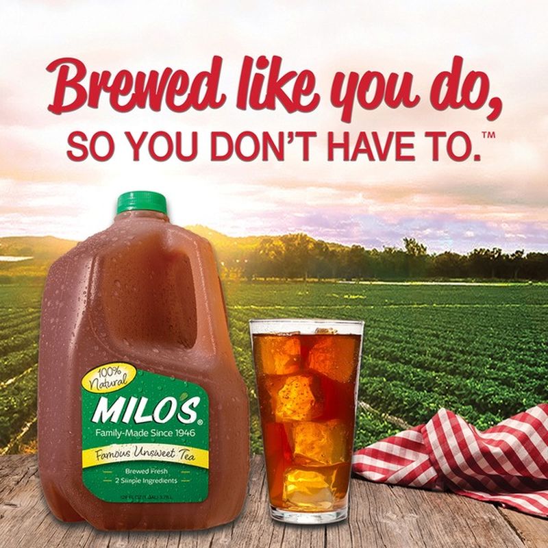 MILO 100 Natural Famous Unsweet Tea (128 fl oz) Delivery or Pickup