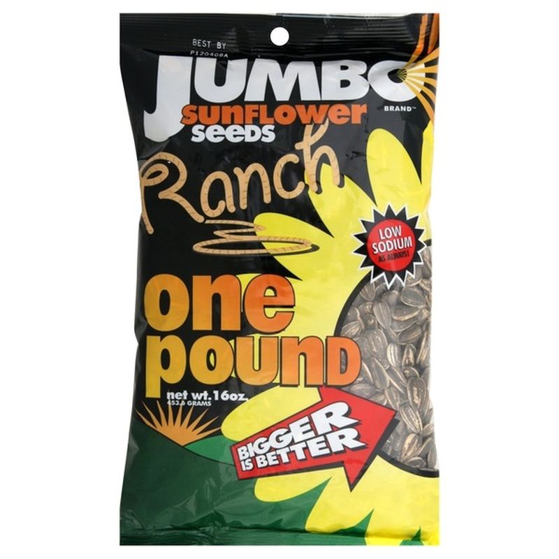 Jumbo Sunflower Seeds, Ranch, One Pound (16 oz) Instacart
