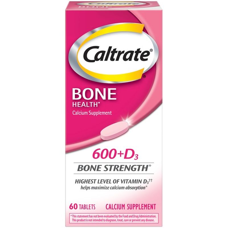 Caltrate Calcium Vitamin D Combination Mineral Supplements (60 ct