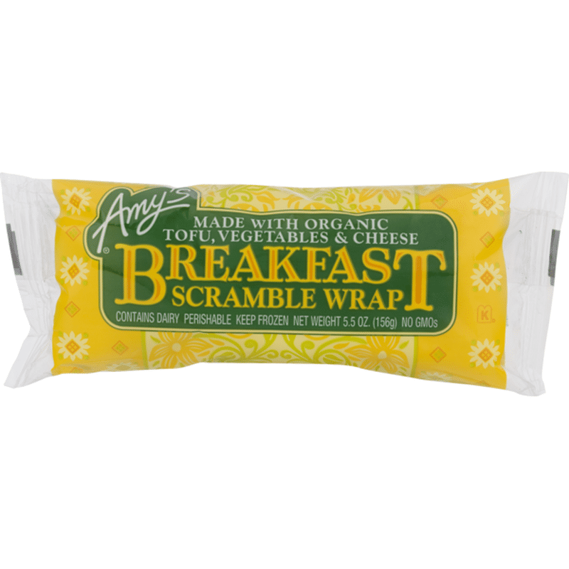 Amy's Breakfast Wrap Scramble (5.5 oz) - Instacart