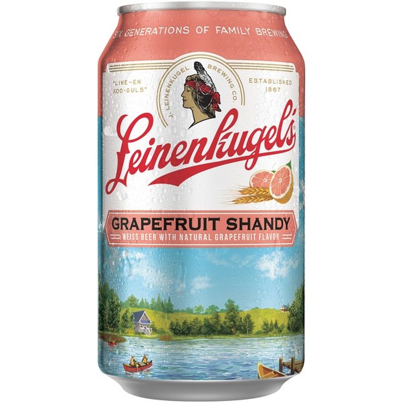 Leinenkugel'S Grapefruit Shandy Shandy (12 oz) Instacart