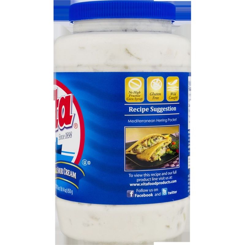 Vita Herring, in Real Sour Cream, Wild (30 oz) Instacart