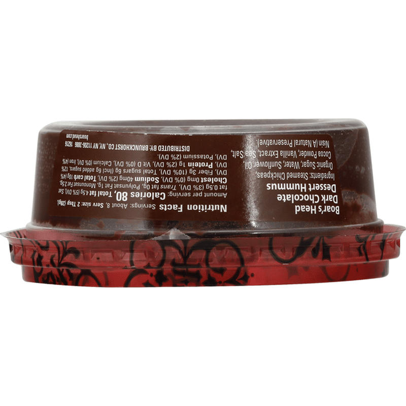 Boar's Head Dessert Hummus, Gluten Free, Dark Chocolate (8 oz) Instacart