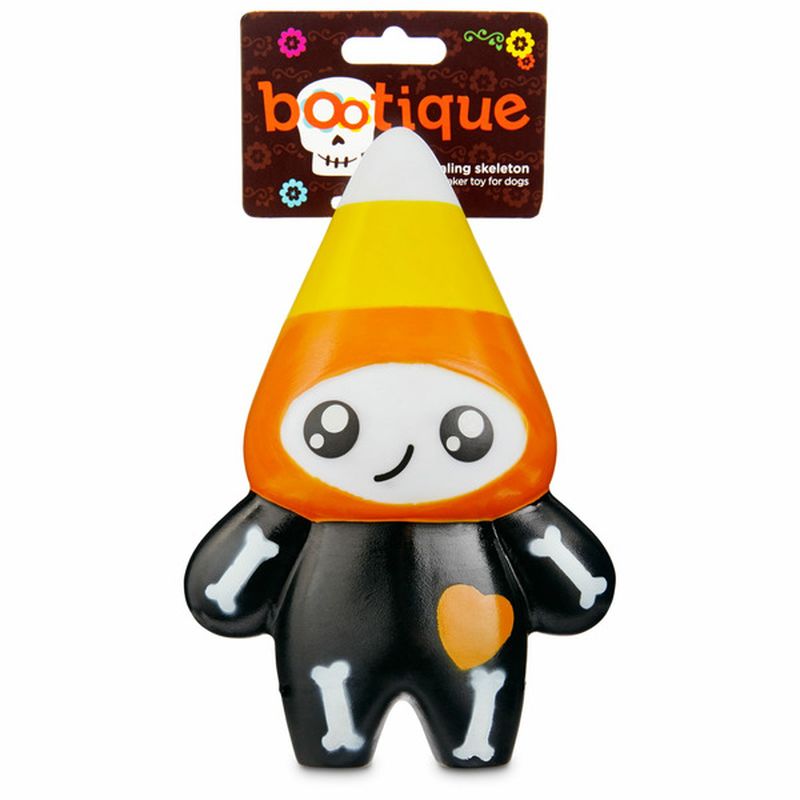 Petco Halloween Candy Corn Skeleton Dog Toy