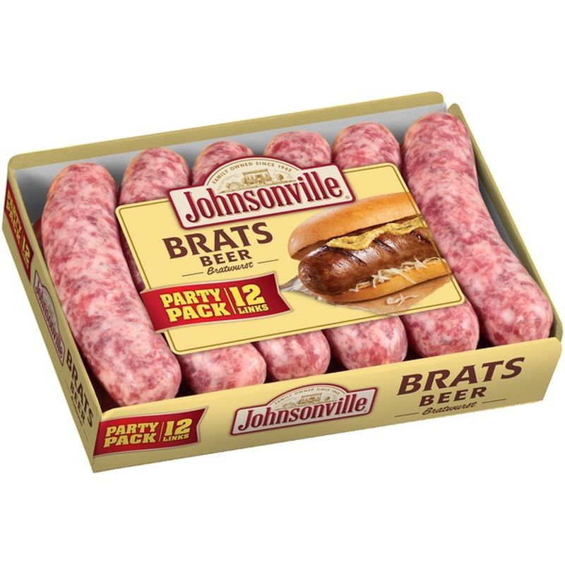 Johnsonville Beer Brats (2.85 lb) Instacart