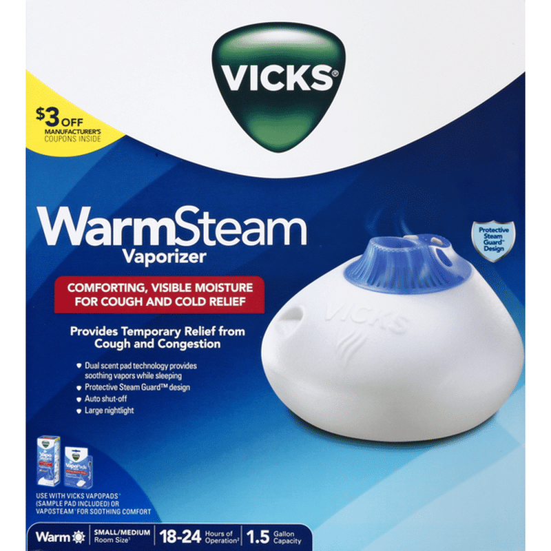 Vicks Vaporizer, WarmSteam (1 each) - Instacart