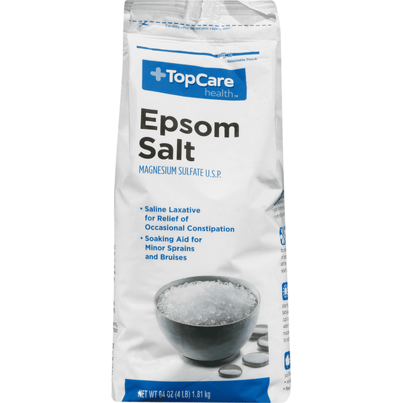Top Care Epsom Salt Magnesium Sulfate Usp Saline Laxative (4 lb