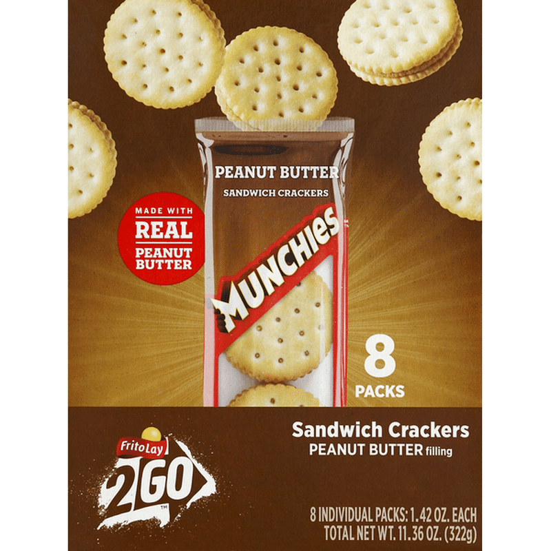 Munchies Peanut Butter Sandwich Crackers (8 ct) Instacart
