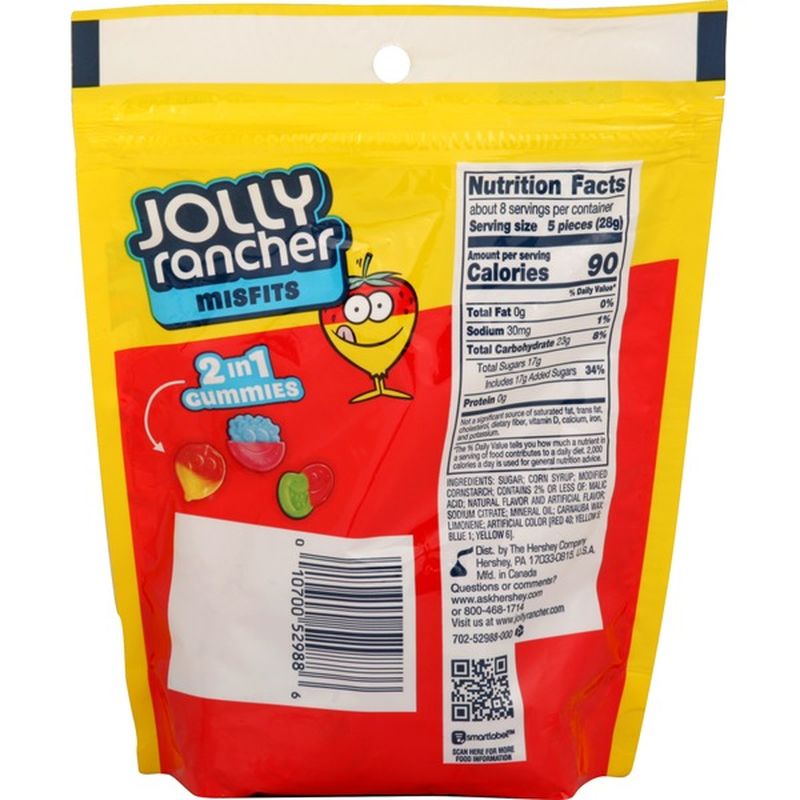 Jolly Ranchers Gummies, 2 in 1, Misfits (8 oz) - Instacart