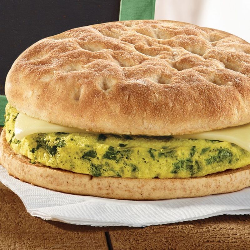 Kellogg's Special K Flatbread Breakfast Sandwiches Egg, Spinach, and Cheese Medley (4 ct) from