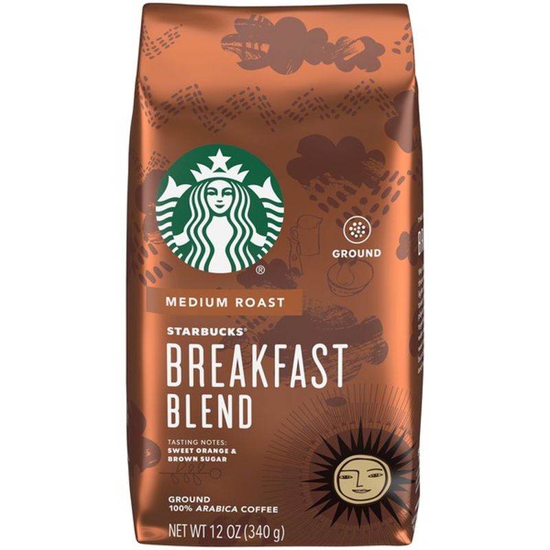 Starbucks Medium Roast Ground Coffee — Breakfast Blend