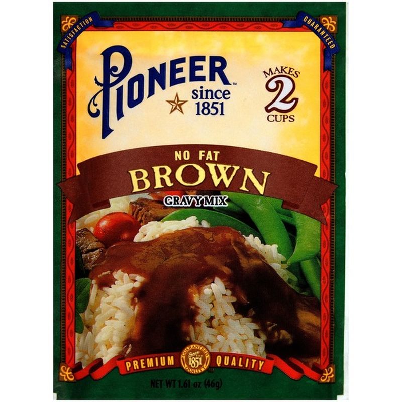 Pioneer Brand No Fat Brown Gravy Mix (1.61 oz) from Kroger Instacart