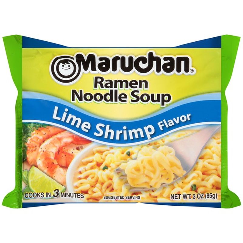 Maruchan Lime Shrimp Flavor Ramen Noodle Soup (85 g) Instacart