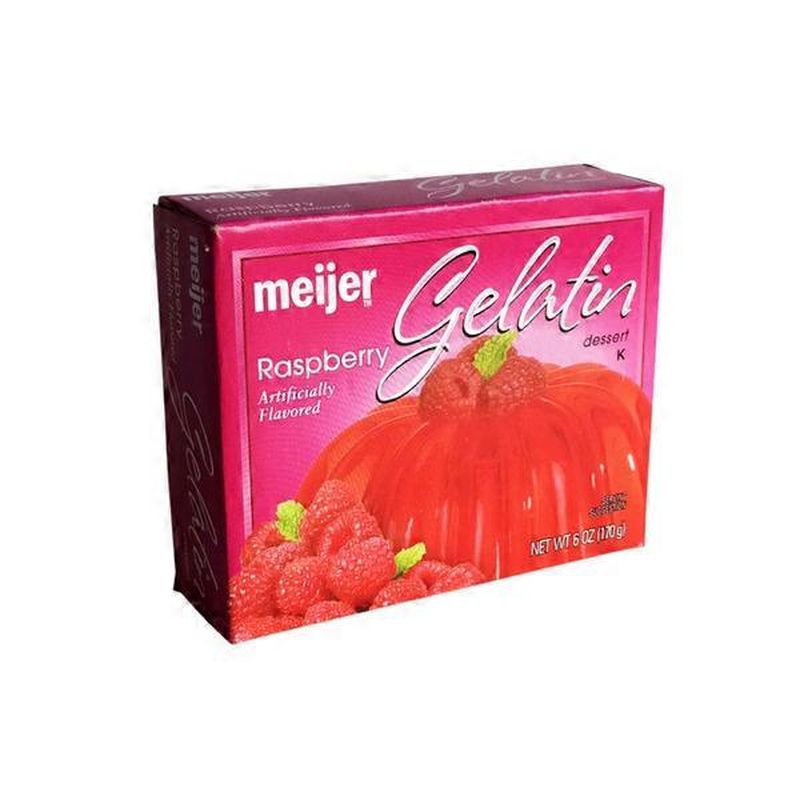 Meijer Gelatin Dessert Raspberry 6 Oz Instacart