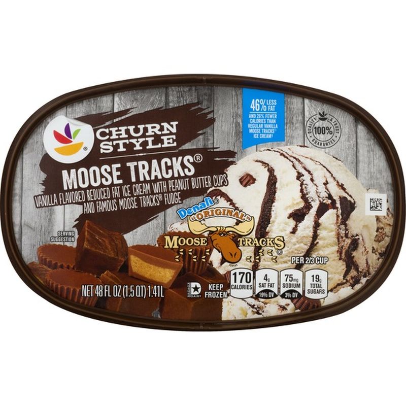 SB Ice Cream, Moose Tracks, Churn Style (48 oz) Instacart