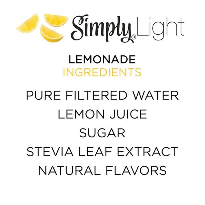 Simply Light Lemonade Non Gmo 52 Oz From Shoprite Instacart