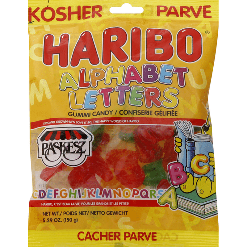 Haribo Gummi Candy, Alphabet Letters (5.29 oz) Instacart
