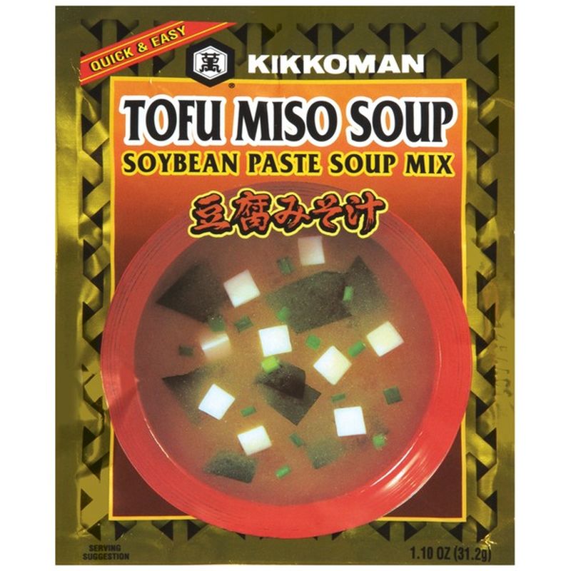 Kikkoman Tofu Miso Soybean Paste Soup Mix 1 1 Oz Instacart