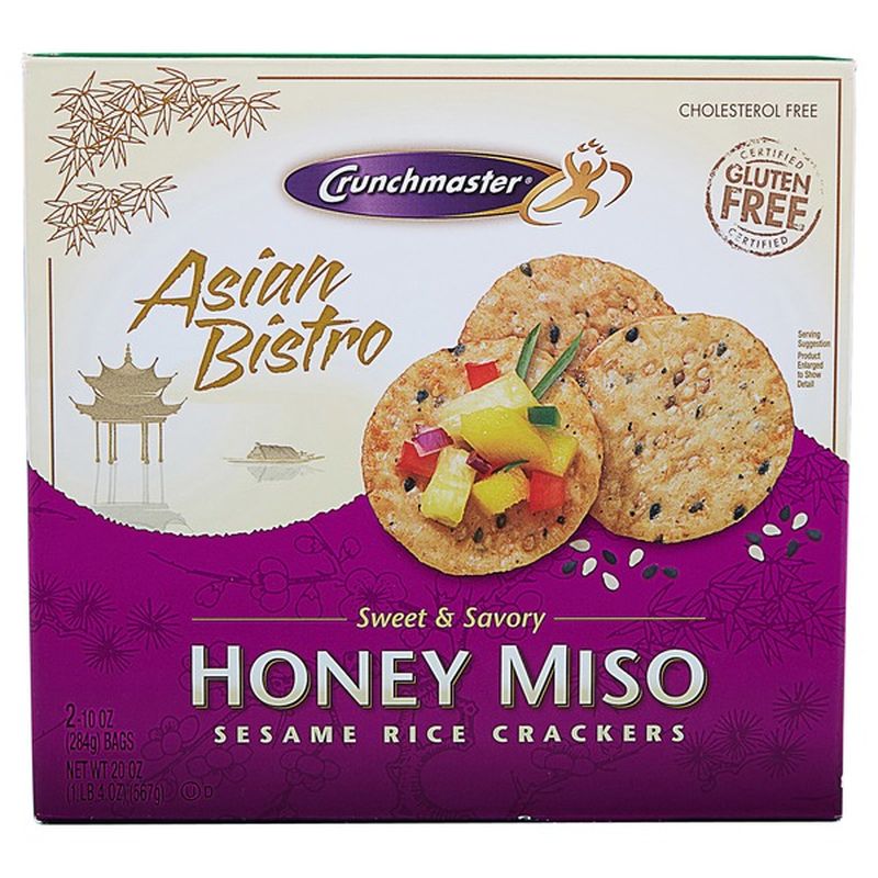 Crunchmaster Sesame & Honey Miso Cracker (20 oz) Instacart
