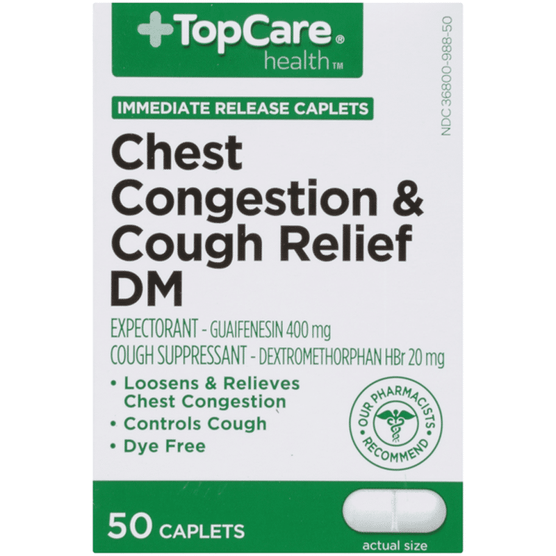 TopCare Chest Congestion & Cough Relief Dm Expectorant, Cough