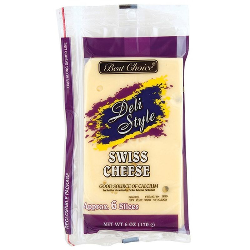Best Choice Slice Aged Swiss Cheese (6 oz) Instacart
