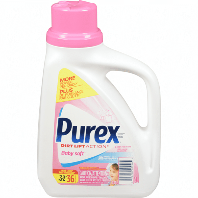 Purex Baby Soft Laundry Detergent Soap (1.47 L) - Instacart