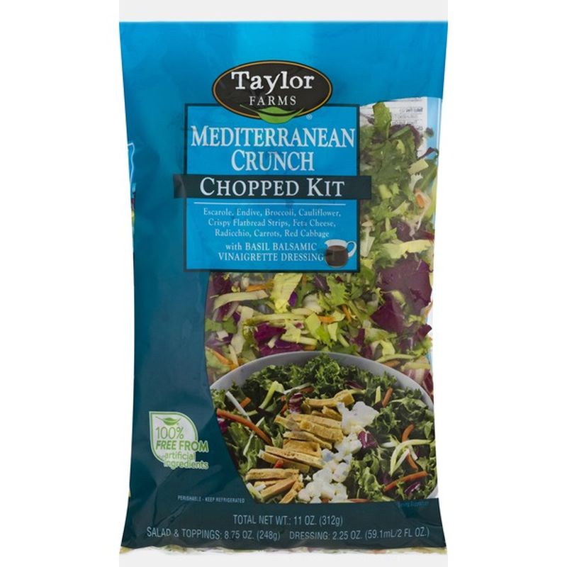 Taylor Farms Mediterranean Crunch Chopped Salad Kit (9.89 oz bag) from