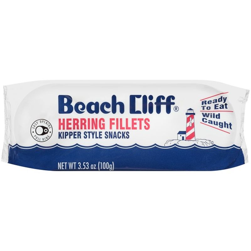 Beach Cliff Herring Fillets Kipper Style Snacks (3.53 oz) Instacart