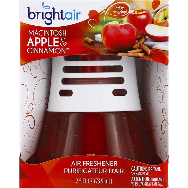Bright Air Air Freshener, Macintosh Apple & Cinnamon (2.5 oz) Instacart