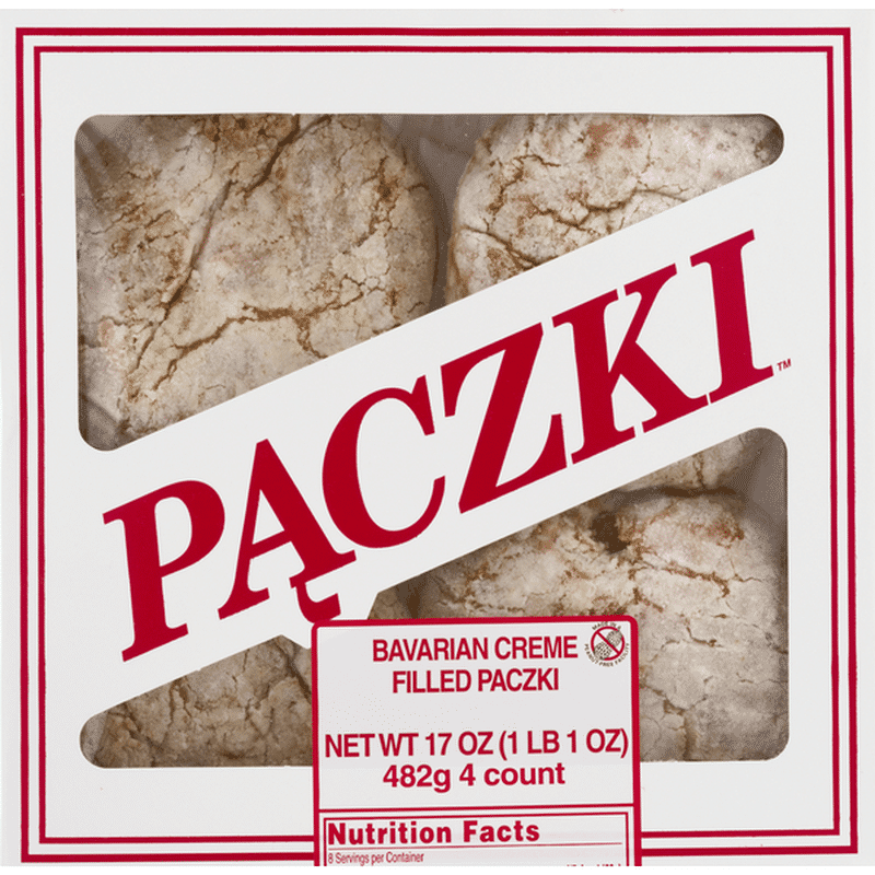 PACZKI Paczki, Bavarian Creme Filled (4 each) Delivery or Pickup Near Me Instacart