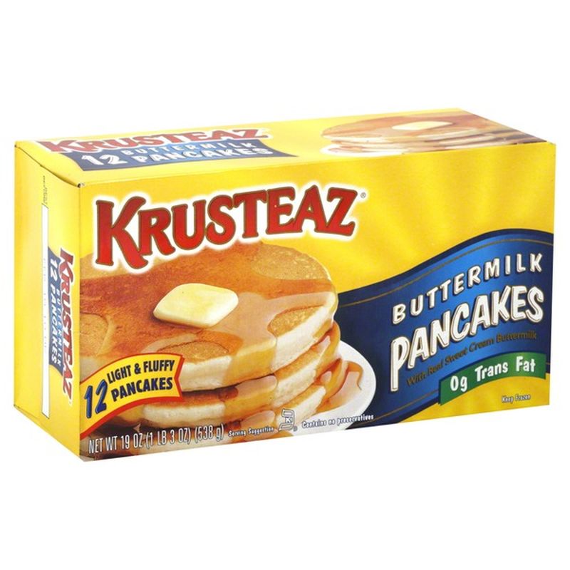 Krusteaz Pancakes Buttermilk 12 Ct Instacart