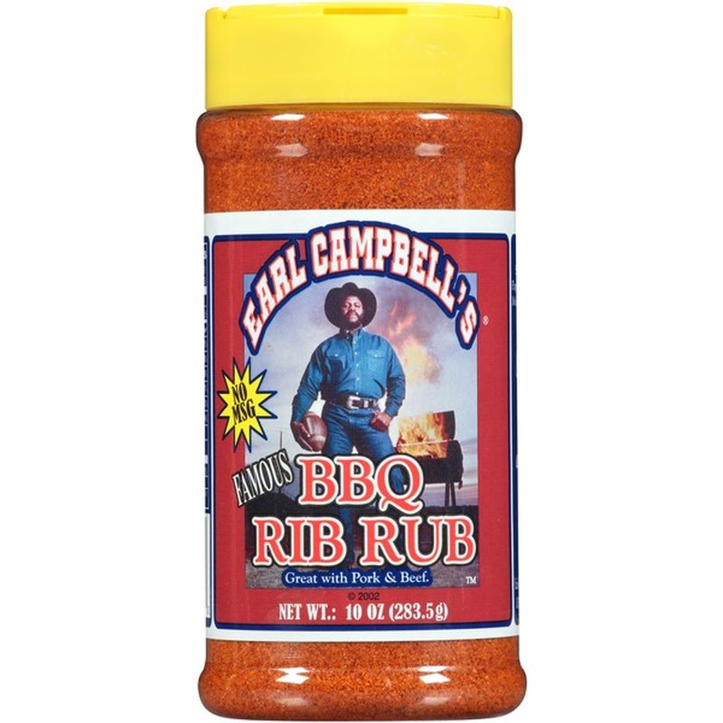 Earl Campbells Rib Rub, Famous BBQ (10 oz) from HEB Instacart