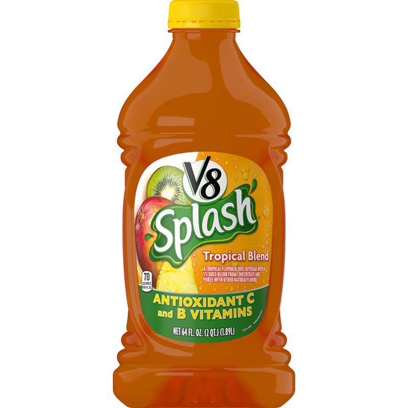 V8 Splash Juice Drink, Tropical Blend (64 fl oz) Instacart