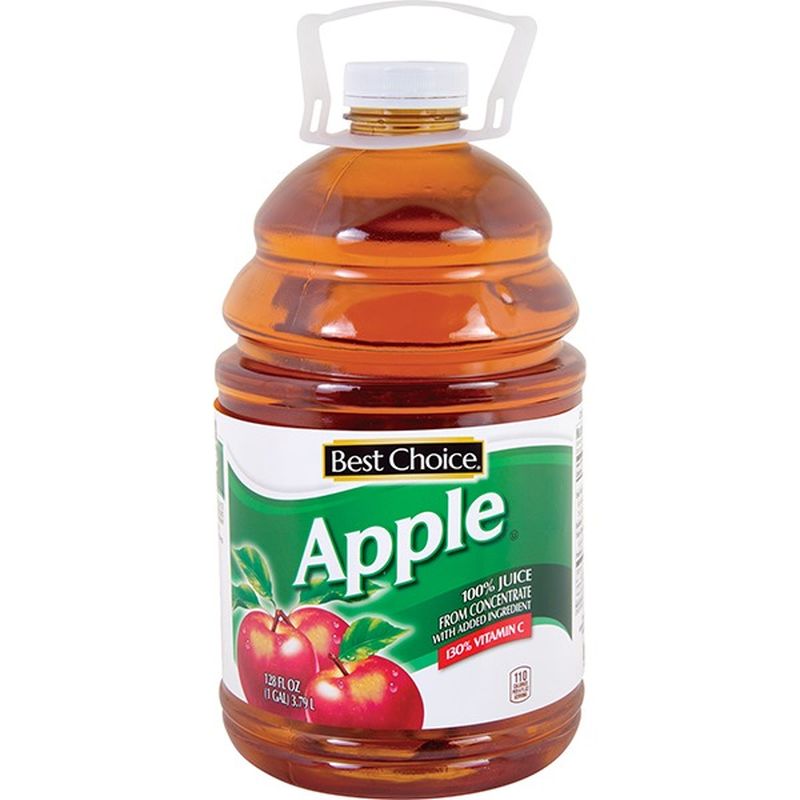 Best Choice 100% Apple Juice From Concentrate (128 fl oz) - Instacart