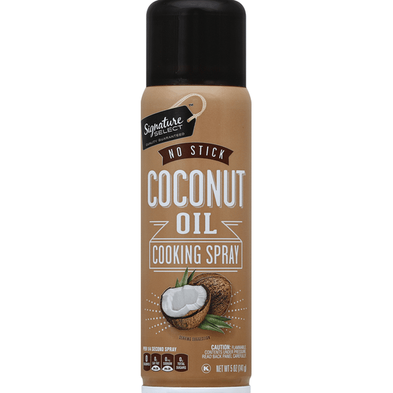 Signature Select Cooking Spray, No Stick, Coconut Oil (5 oz) Instacart
