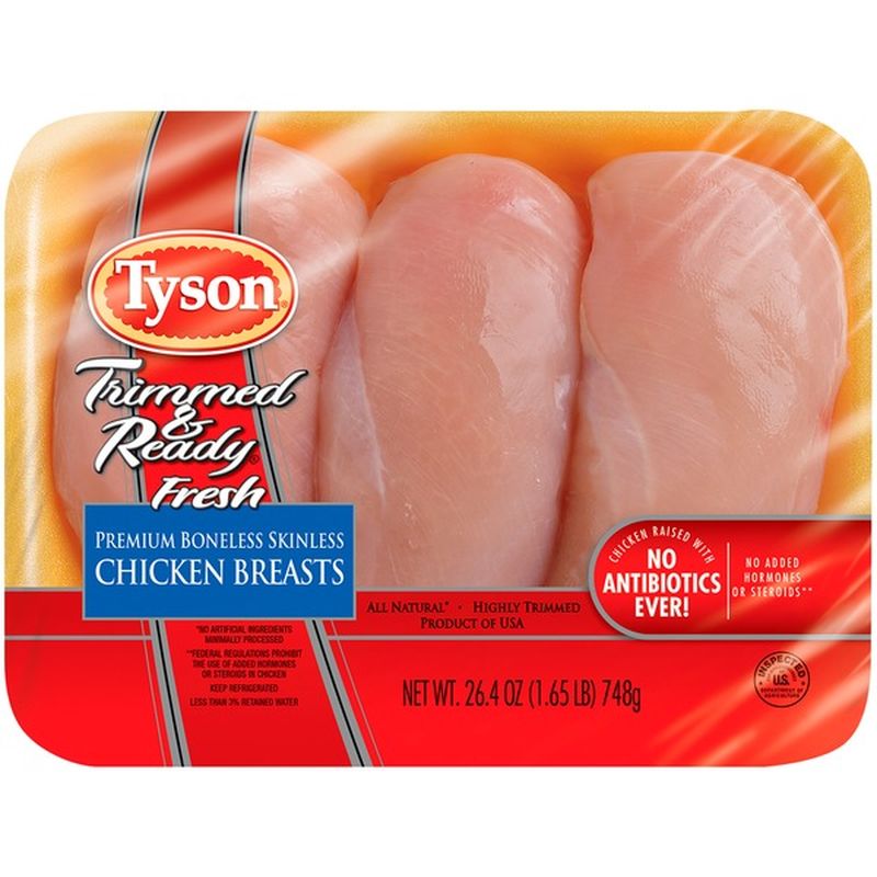 Tyson Fresh Chicken Tyson® Boneless Skinless Chicken Breast Tenderloins ...