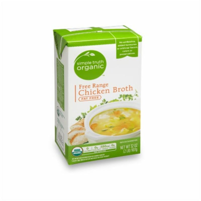 Simple Truth Organic Free Range Chicken Broth Fat Free