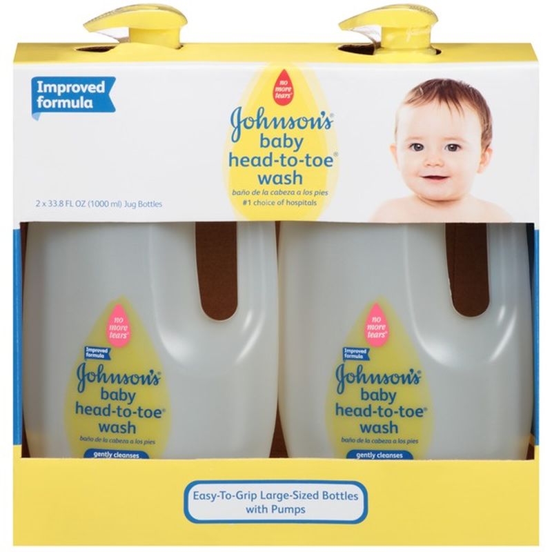 johnson baby head to toe wash 33.8 oz