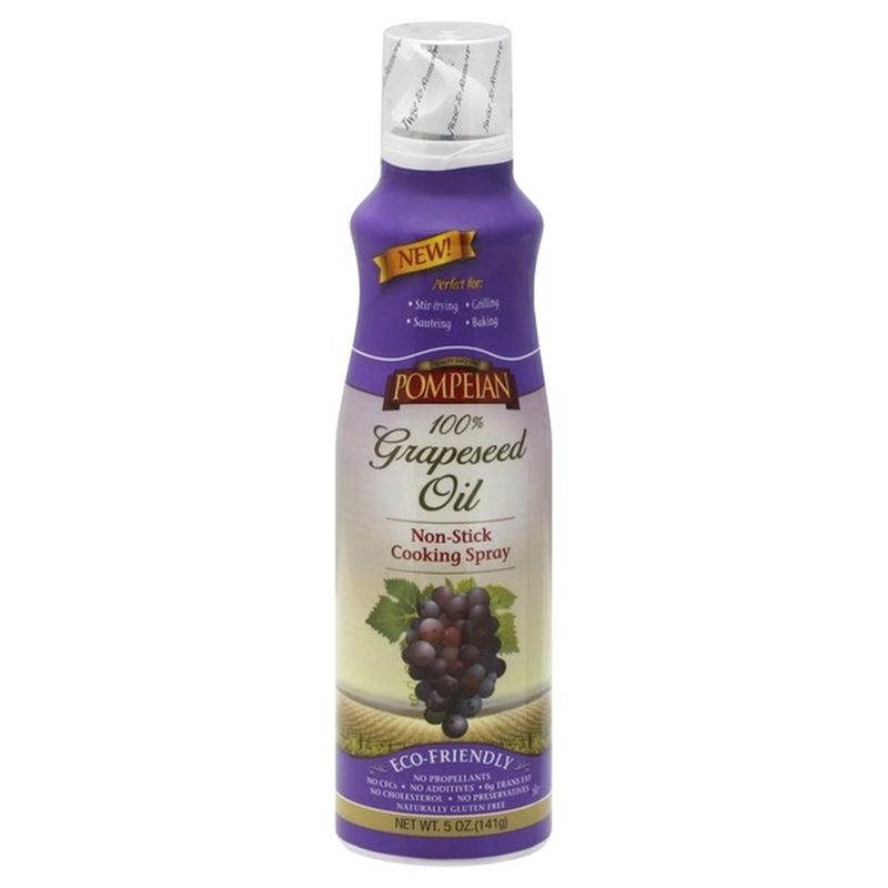 Pompeian Grapeseed Oil Cooking Spray (5 fl oz) Instacart