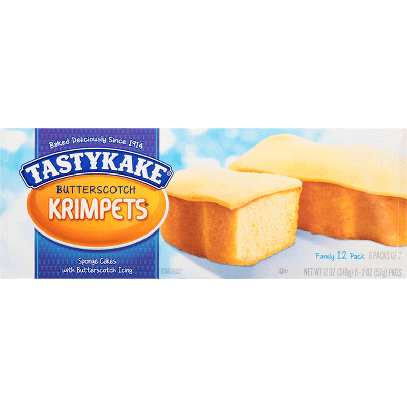 Tastykake Butterscotch Krimpets Cakes (2 oz) Instacart