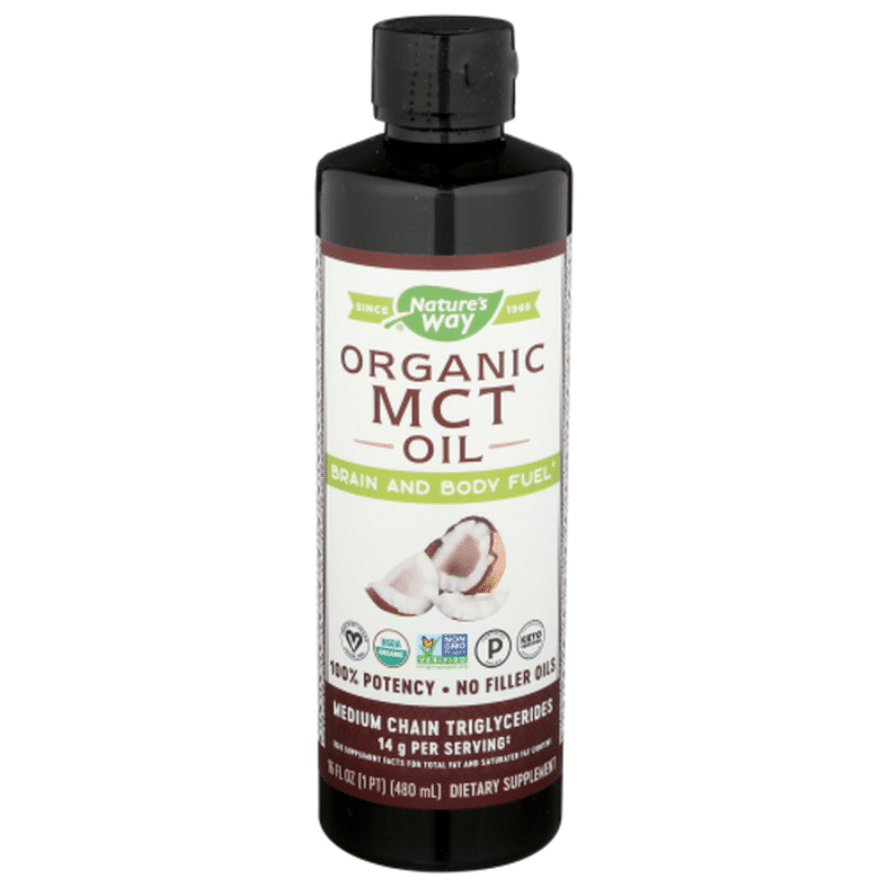 Nature's Way MCT Oil, Organic (16 oz) - Instacart